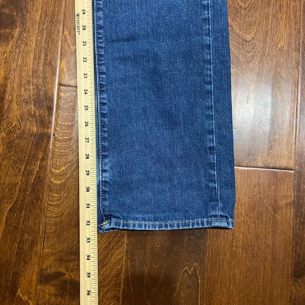 True Religion Vintage Flap Pocket Straight Denim Blue Jeans Men's Size 32 x 32
